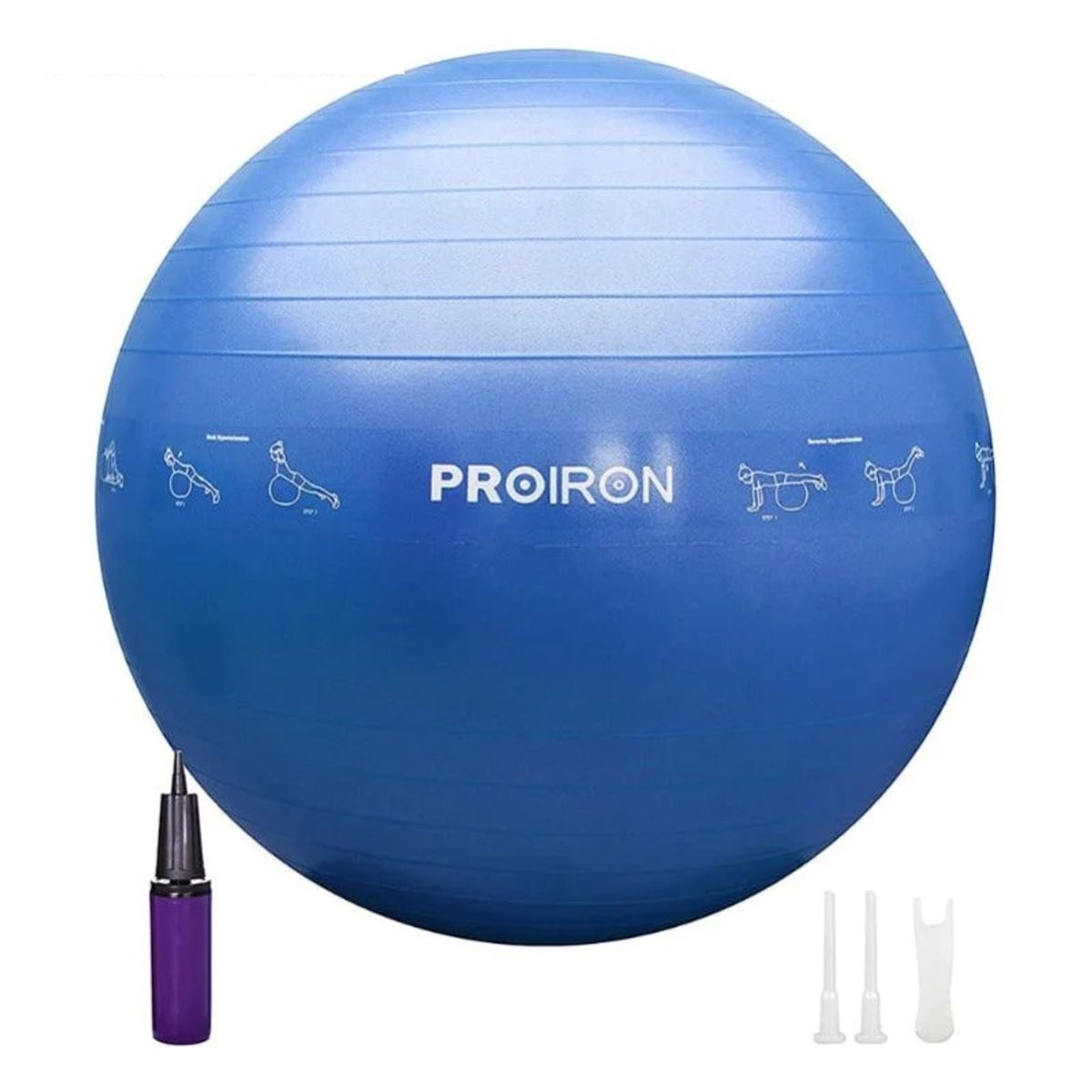 PROIRON - Pelota de Yoga y Pilates de 65cm Celeste