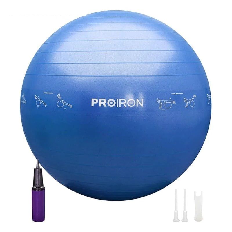 PROIRON - Pelota de Yoga y Pilates de 65cm Celeste
