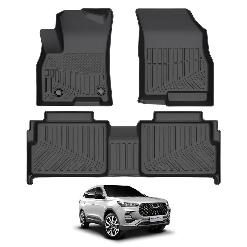 GENERICO - PISO 5D PARA CHERY TIGGO 7 PRO 2021-2024 - 5 ASIENTOS