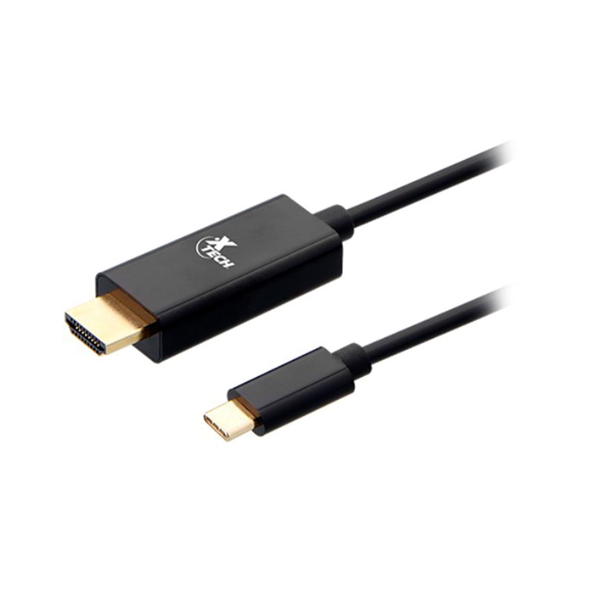 XTECH - CABLE USB TIPO C M A HDMI M XTECH NEGRO PN XTC-545
