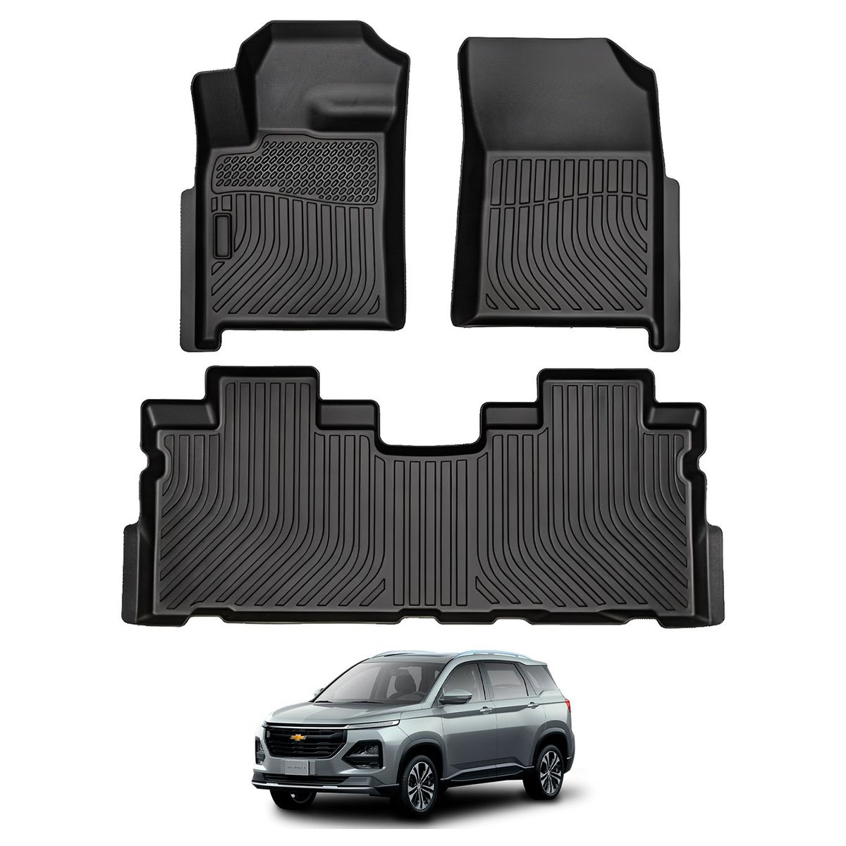 GENERICO - PISO 5D PARA CHEVROLET CAPTIVA 2020-2023 - 5 ASIENTOS
