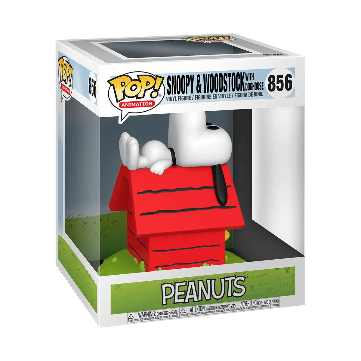 FUNKO - PEANUTS SNOOPY & WOODSTOCK WITH DOGHOUSE 856