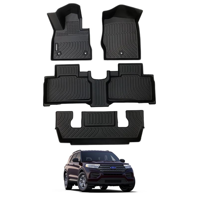 GENERICO - PISO 5D FORD EXPLORER 7 SEAT 2020-2023 - 7 ASIENTOS