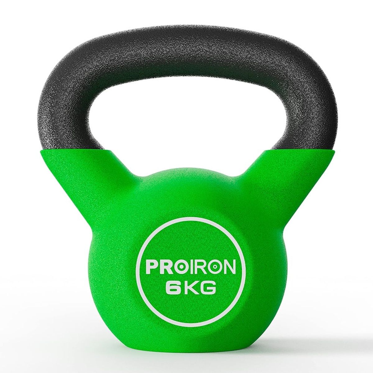 PROIRON - Pesa Rusa o Kettlebell de Neopreno 6 KG