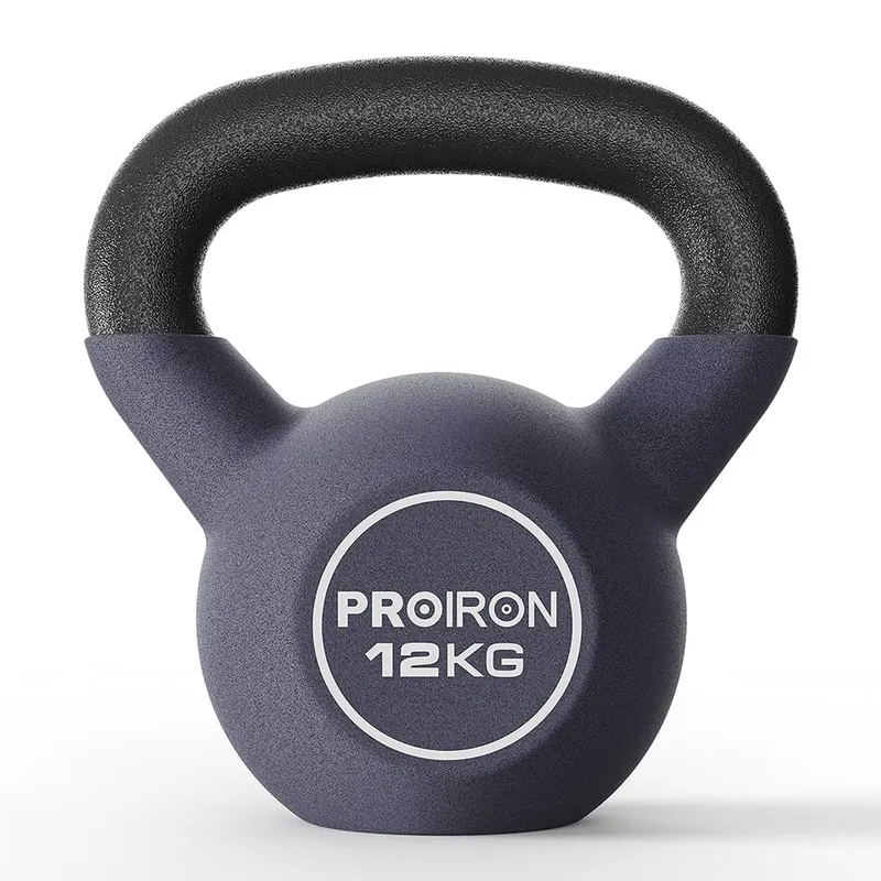 PROIRON - Pesa Rusa o Kettlebell de Neopreno 12 KG