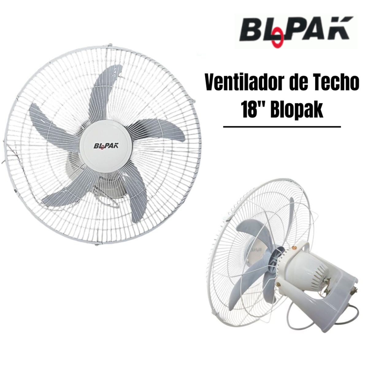GENERICO - Ventilador de Techo Blopak de 18”
