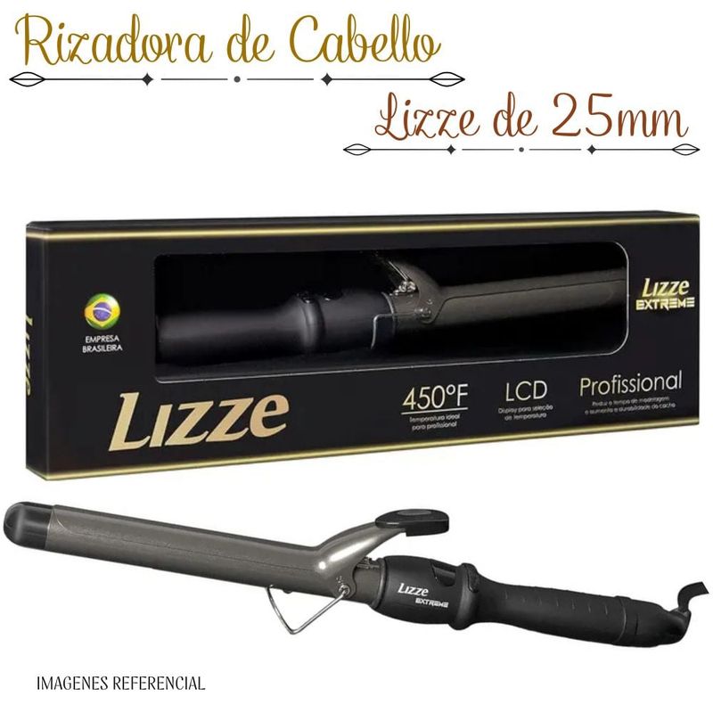 LIZZE - Rizadora de cabello Lizze Extreme - 25mm