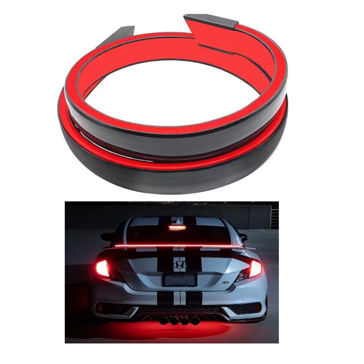 JET - Spoiler LED Para Auto Multifuncional