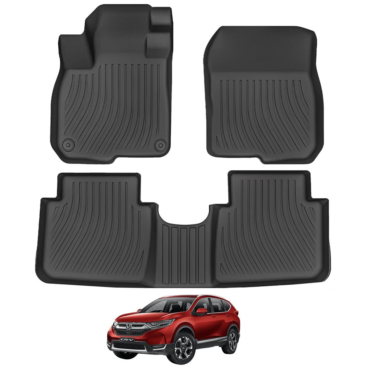 GENERICO - PISO 5D PARA HONDA CR-V 2017-2022 - 5 ASIENTOS