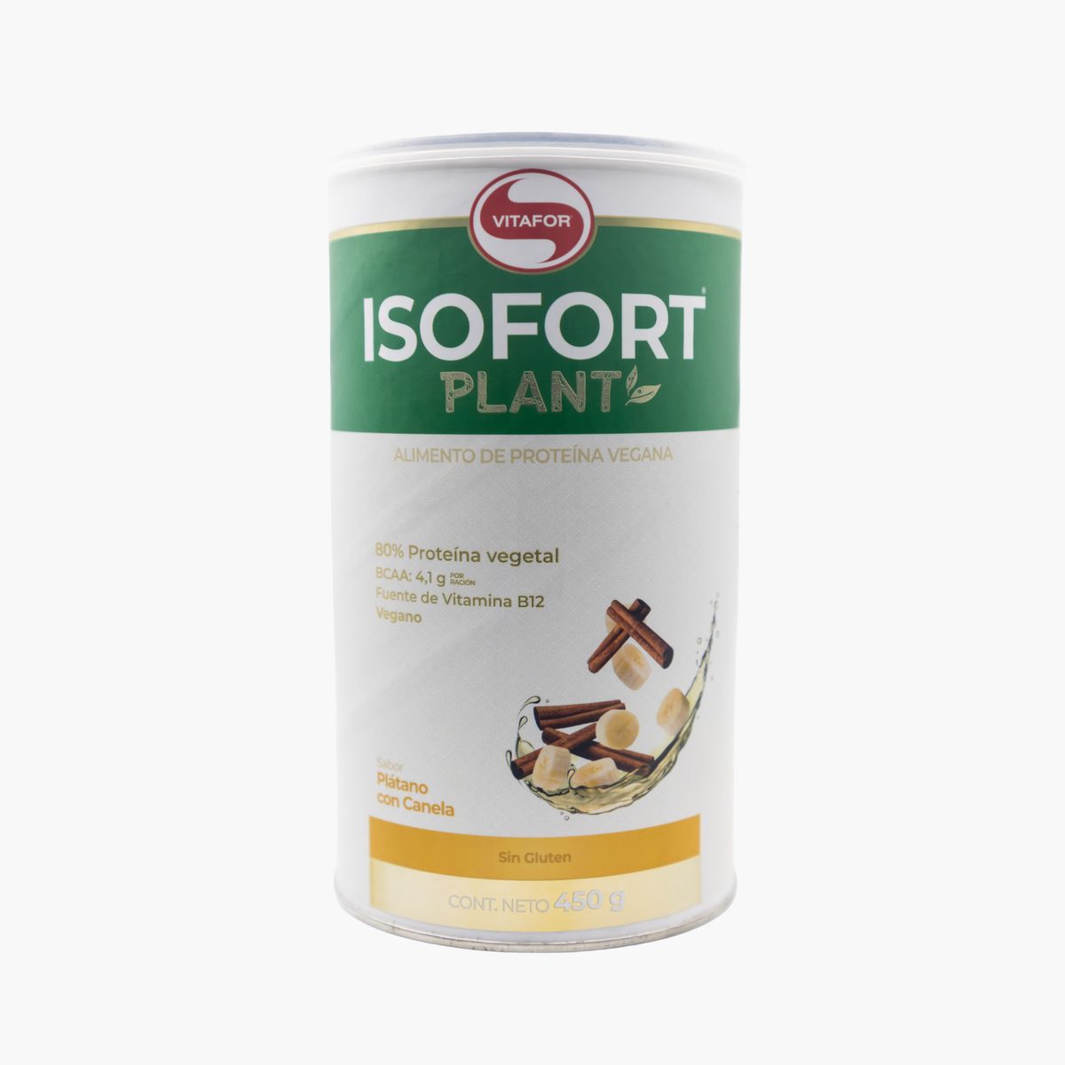 GENERICO - Isofort Plant Plátano Canela Vitafor 450 g.