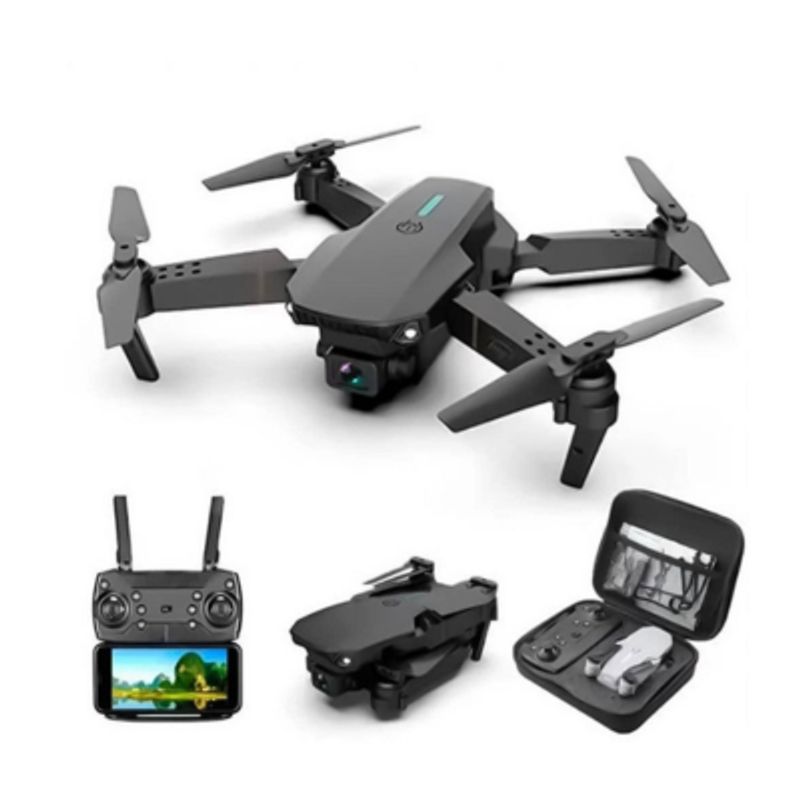 GENERICO - Drone E88 Pro GPS Camara Dual UHD Novedad Juguete Navidad