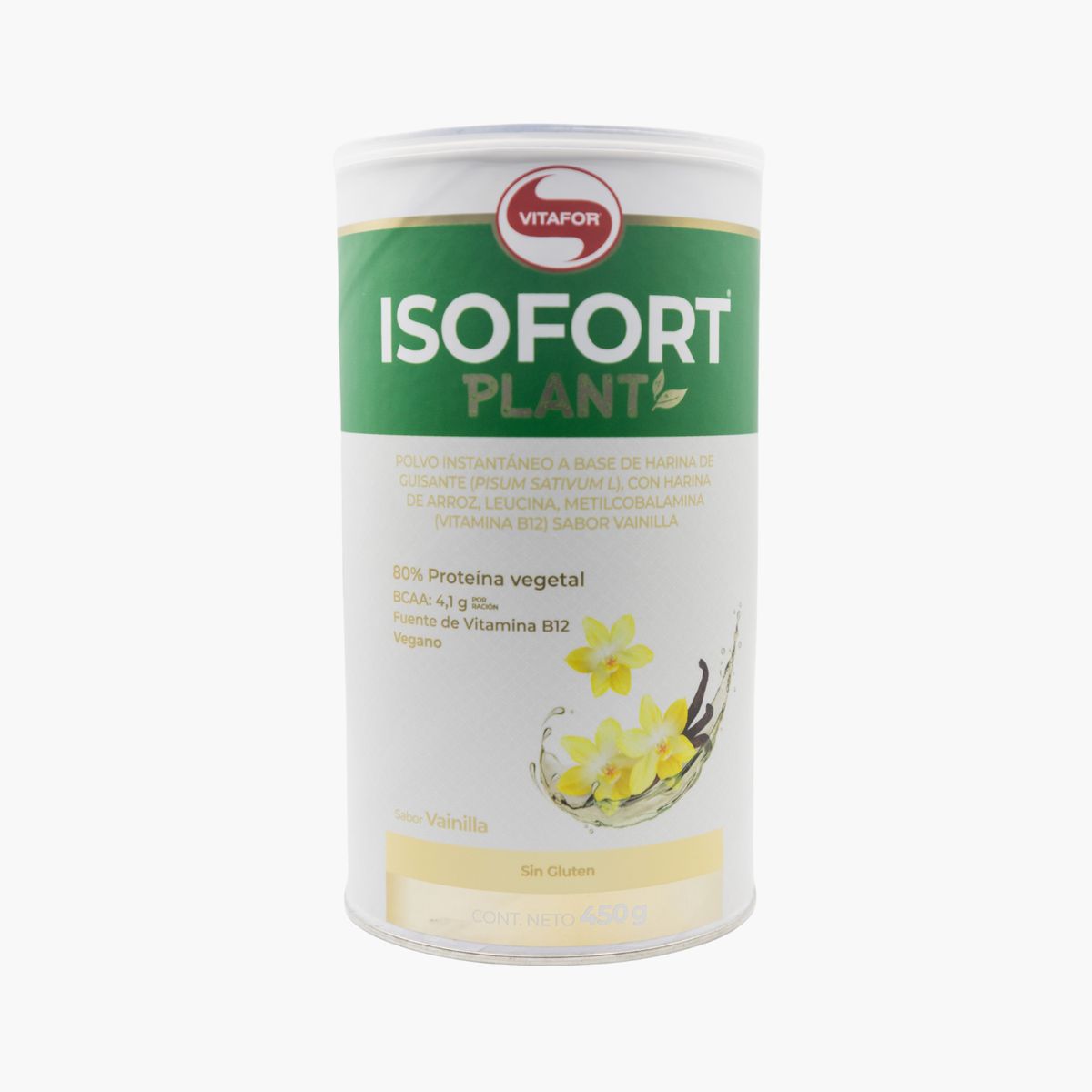 GENERICO - Isofort Plant Vainilla Vitafor 450 g.