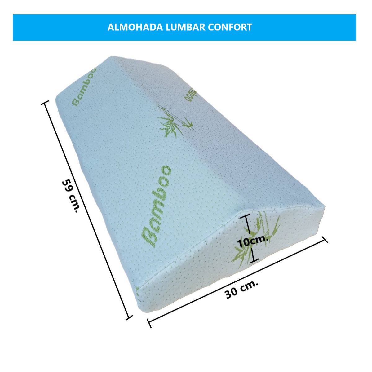 GENERICO - ALMOHADA LUMBAR CONFOT