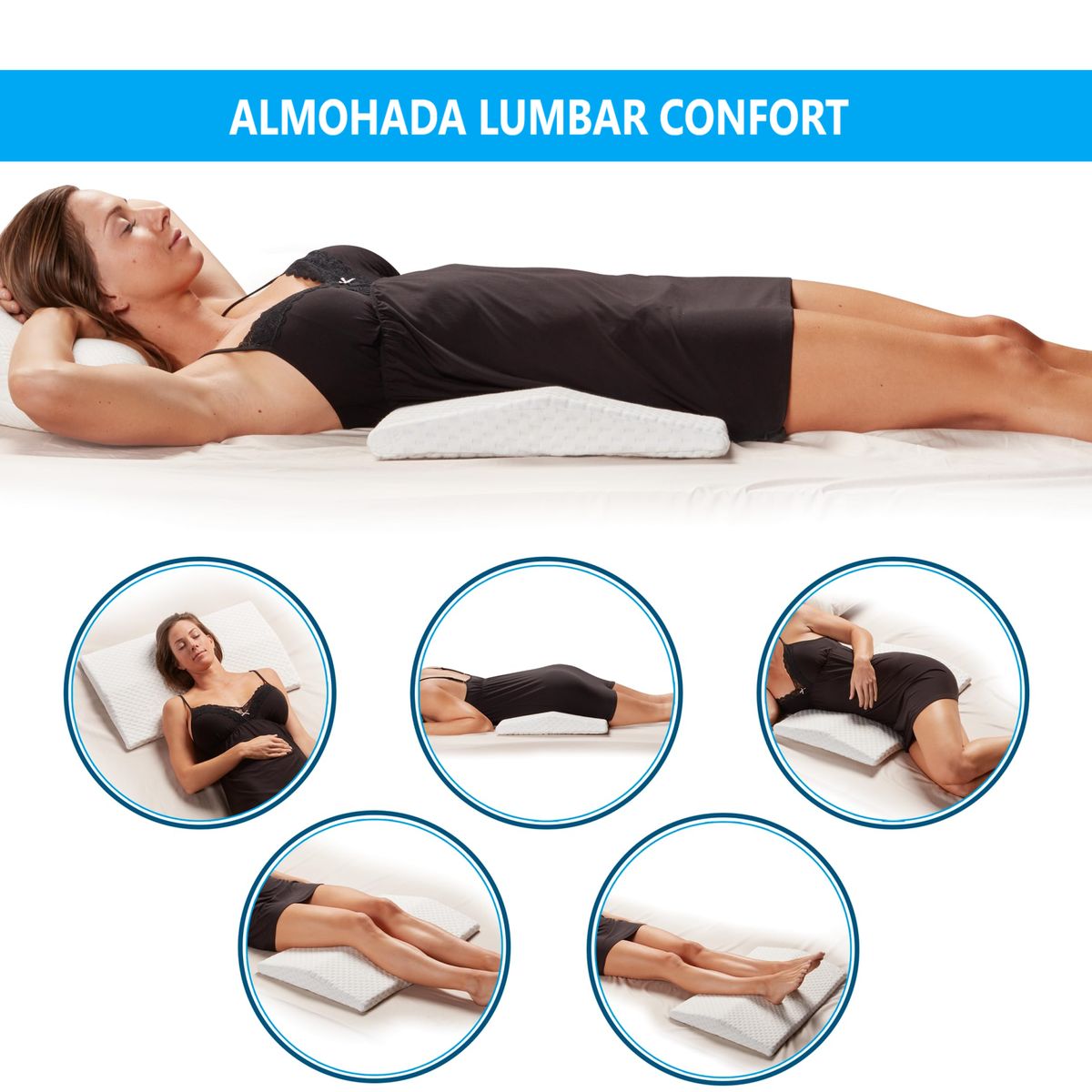 GENERICO - ALMOHADA LUMBAR CONFOT