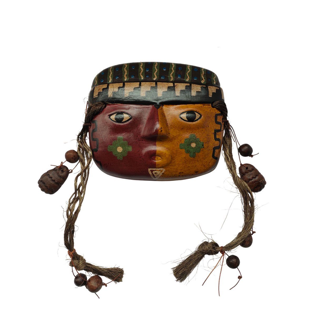 GENERICO - Mascara con Pelo de Ceramica de Ayacucho