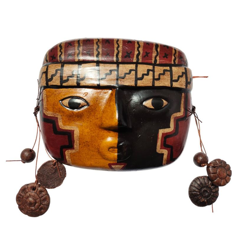 GENERICO - Mascara con Pelo de Ceramica de Ayacucho