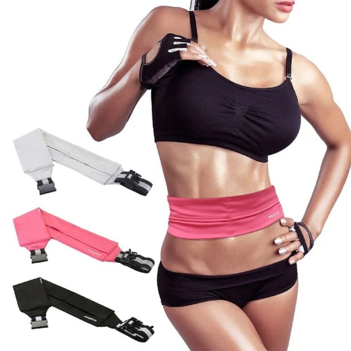 PROIRON - Riñonera o Canguro Deportivo Gris