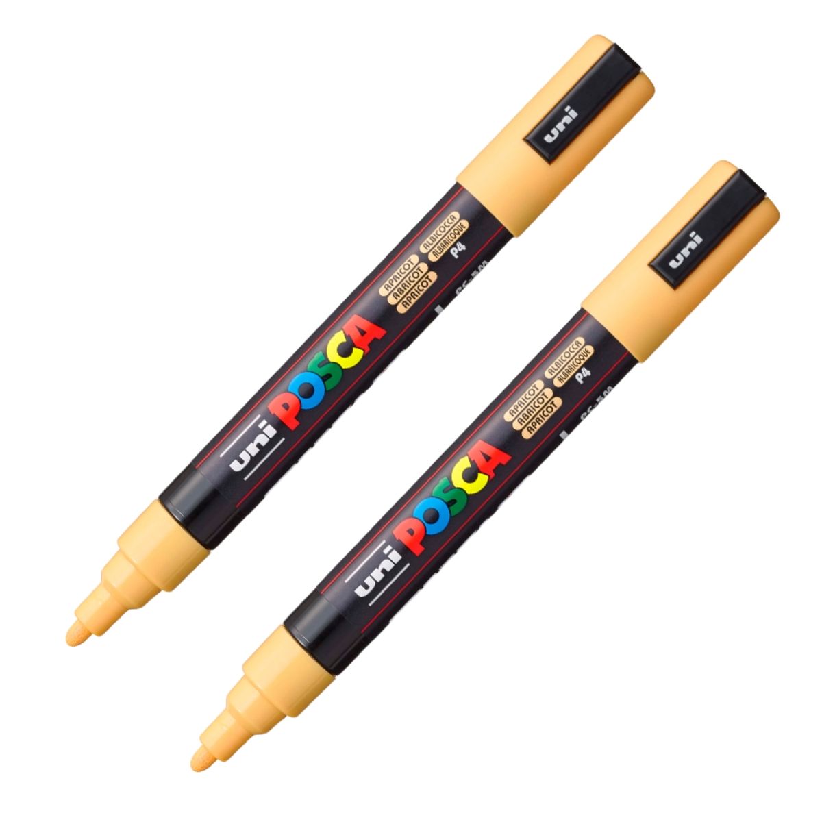 POSCA - POSCA Marcador PC-5M Albaricoque Pack x 2