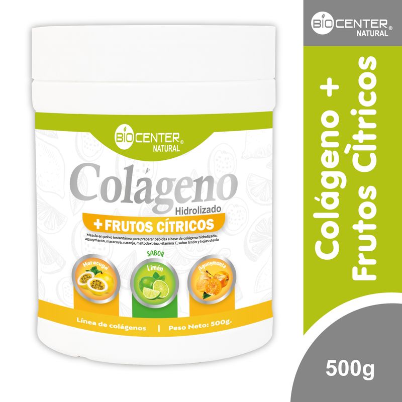 BIOCENTER NATURAL - Colágeno + Frutos Cítricos x 500 g - Biocenter Natural
