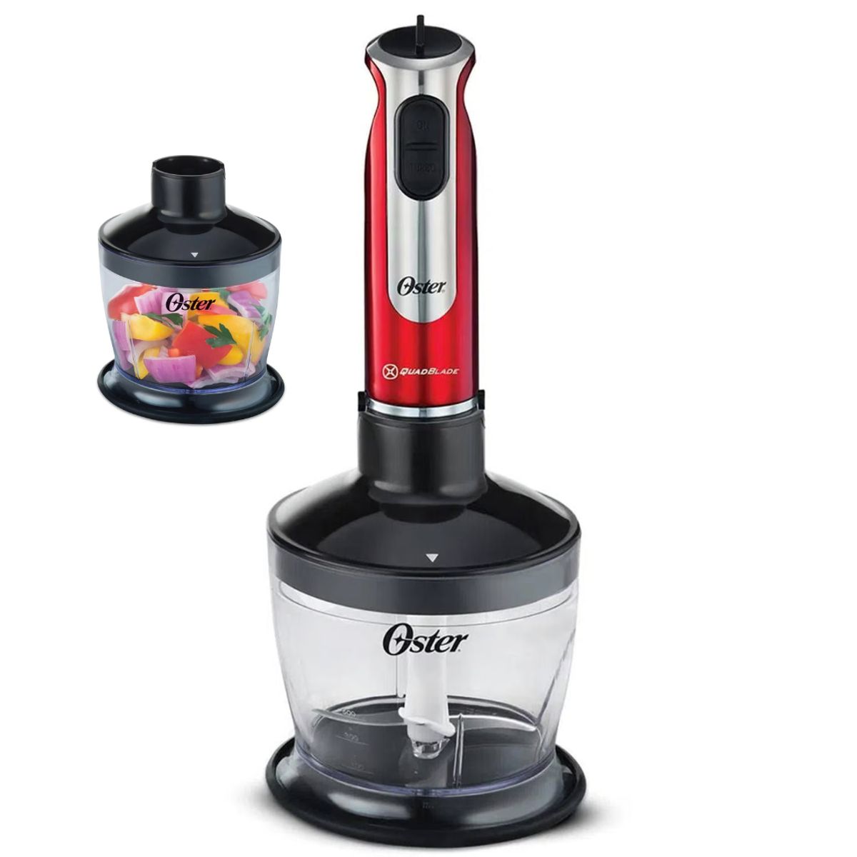 OSTER - Batidora de inmersión 800w Oster con accesorios FPSTHB2801