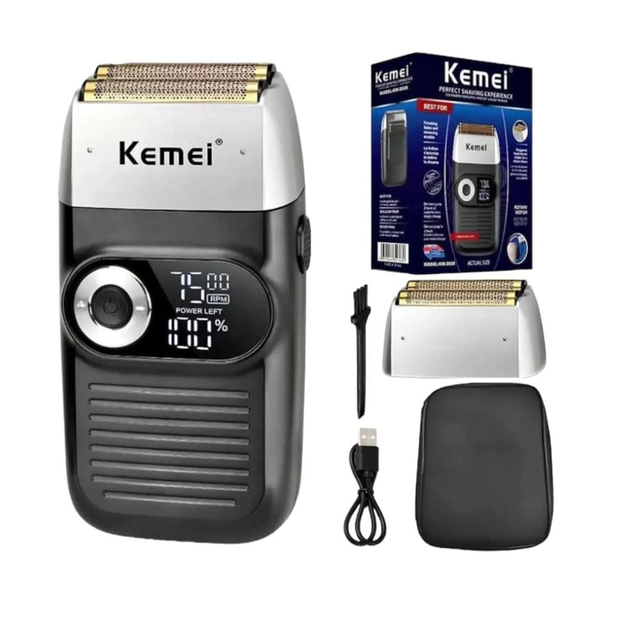 KEMEI - Shaver Kemei Recargable KM - 2026