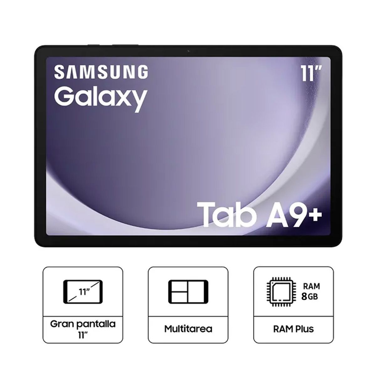SAMSUNG - Tablet Samsung Galaxy Tab A9+ SM-X210NZAEPEO 11 1920x1200 WUXGA TFT