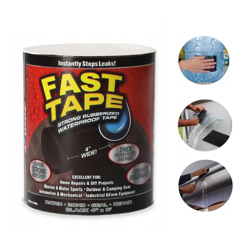 GENERICO - Cinta Adhesiva Fast Tape Cinta Impermeable De Goma