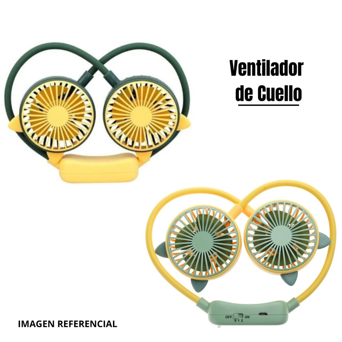 GENERICO - Ventilador de Cuello Portátil - AV VA - MY7460