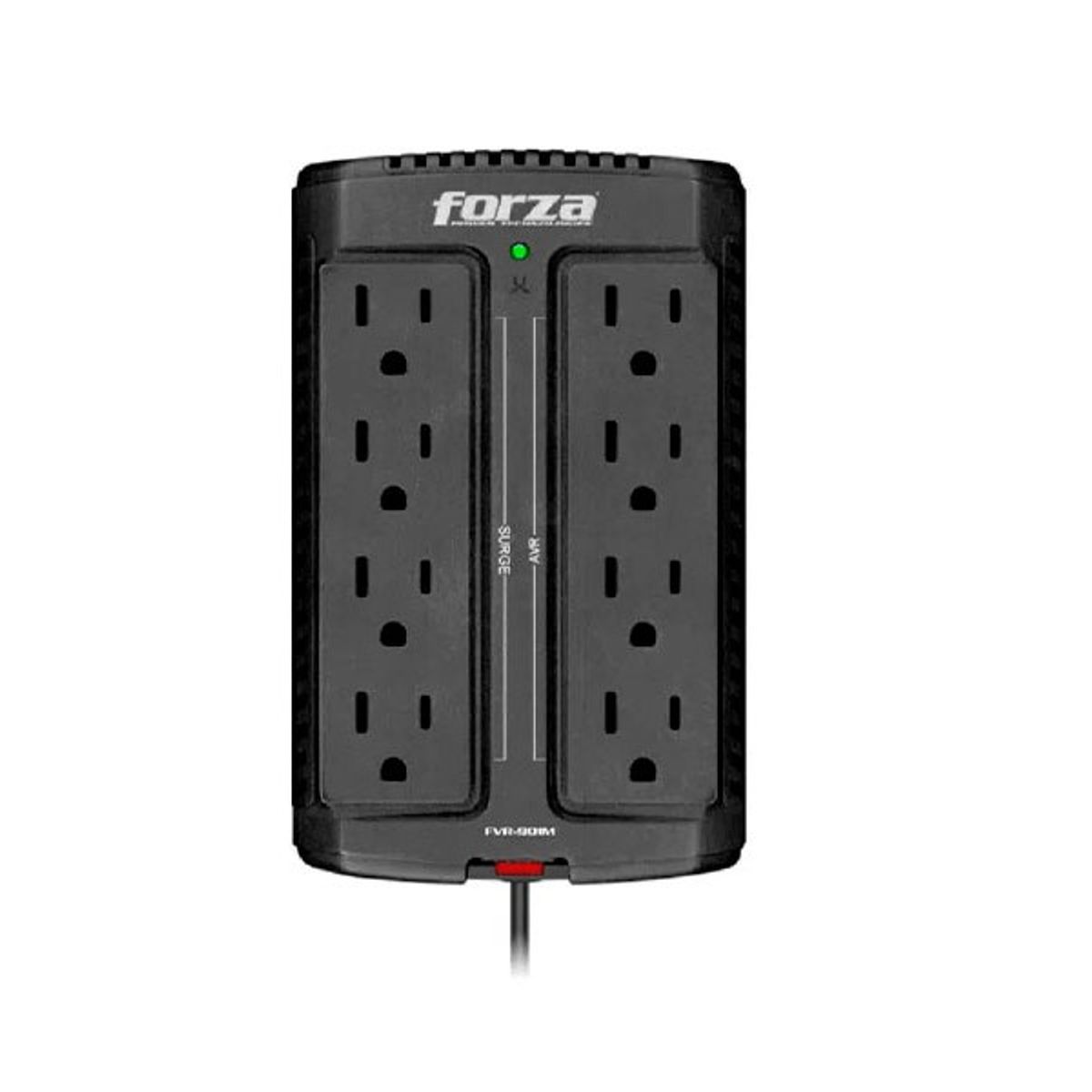 FORZA - Estabilizador de voltaje FVR 902 de 08 tomas 900VA/450W - Forza