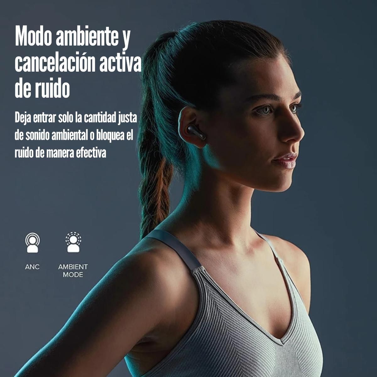 CREATIVE - Creative - Audífono Zen Air 2 ANC IPX4 Bluetooth 5.3 - Negro