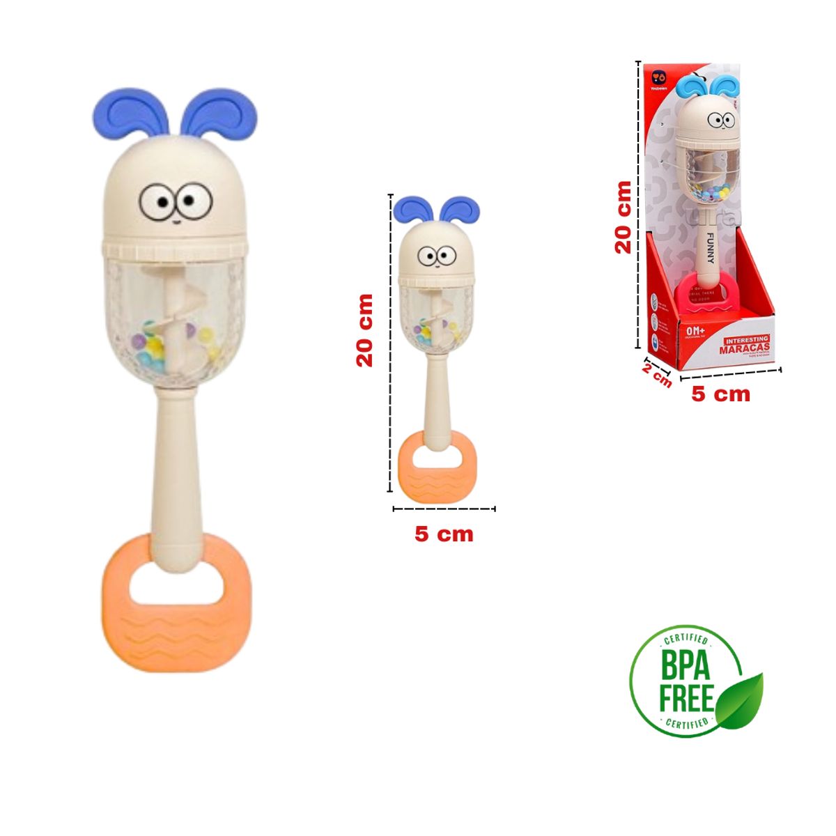 GENERICO - MARACA PARA BEBE - Modelo 4