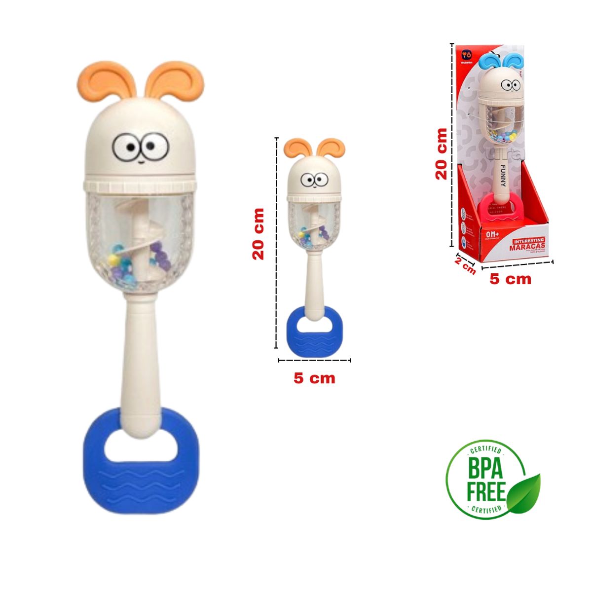 GENERICO - MARACA PARA BEBE - Modelo 3