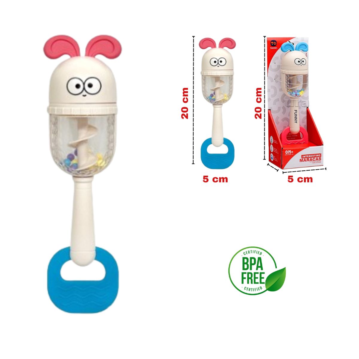 GENERICO - MARACA PARA BEBE - Modelo 2