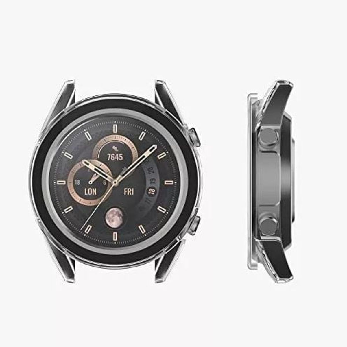 GENERICO - BUMPER PARA HUAWEI GT 2 PRO CLEAR 46 MM