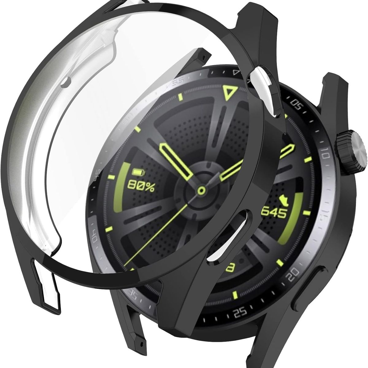 GENERICO - BUMPER PARA HUAWEI GT 2 NEGRO 46 MM