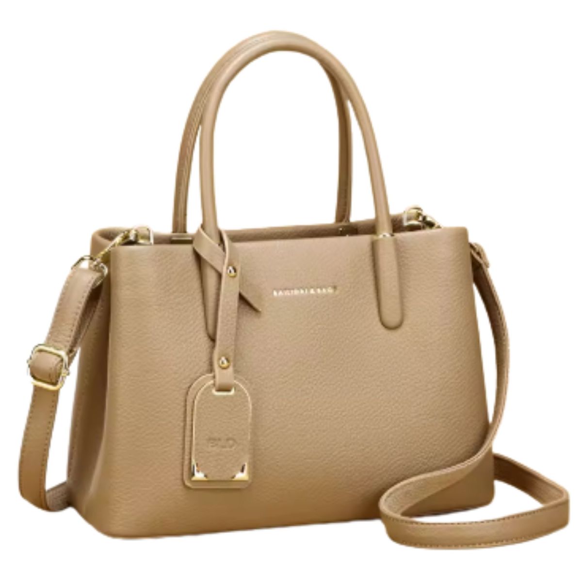 GENERICO - Bolso mediano ejecutivo de alta calidad con Cuero PU en alto relieve