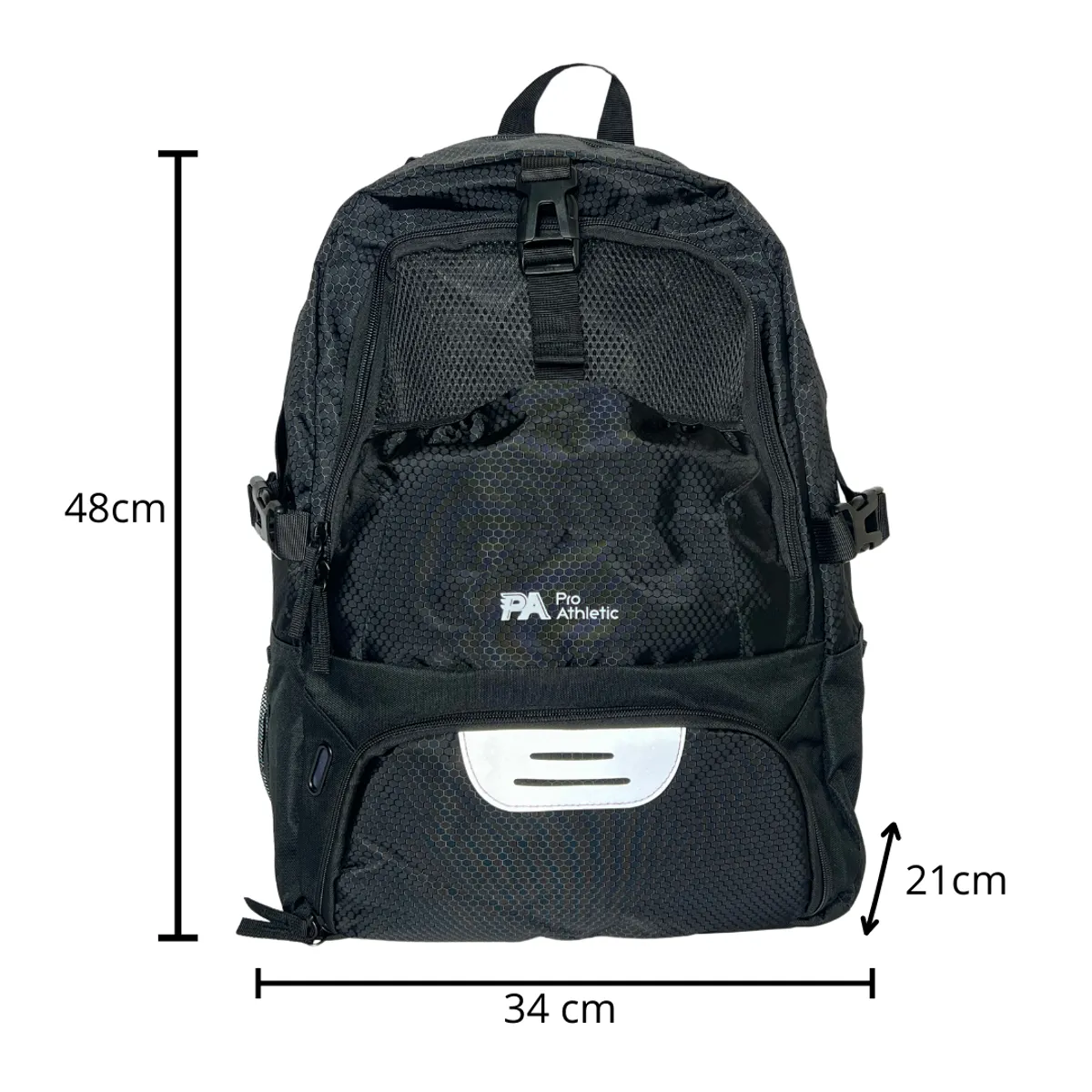 PRO ATHLETIC - MOCHILA DEPORTIVA COMPARTIMIENTO PARA ZAPATILLAS Y PELOTA