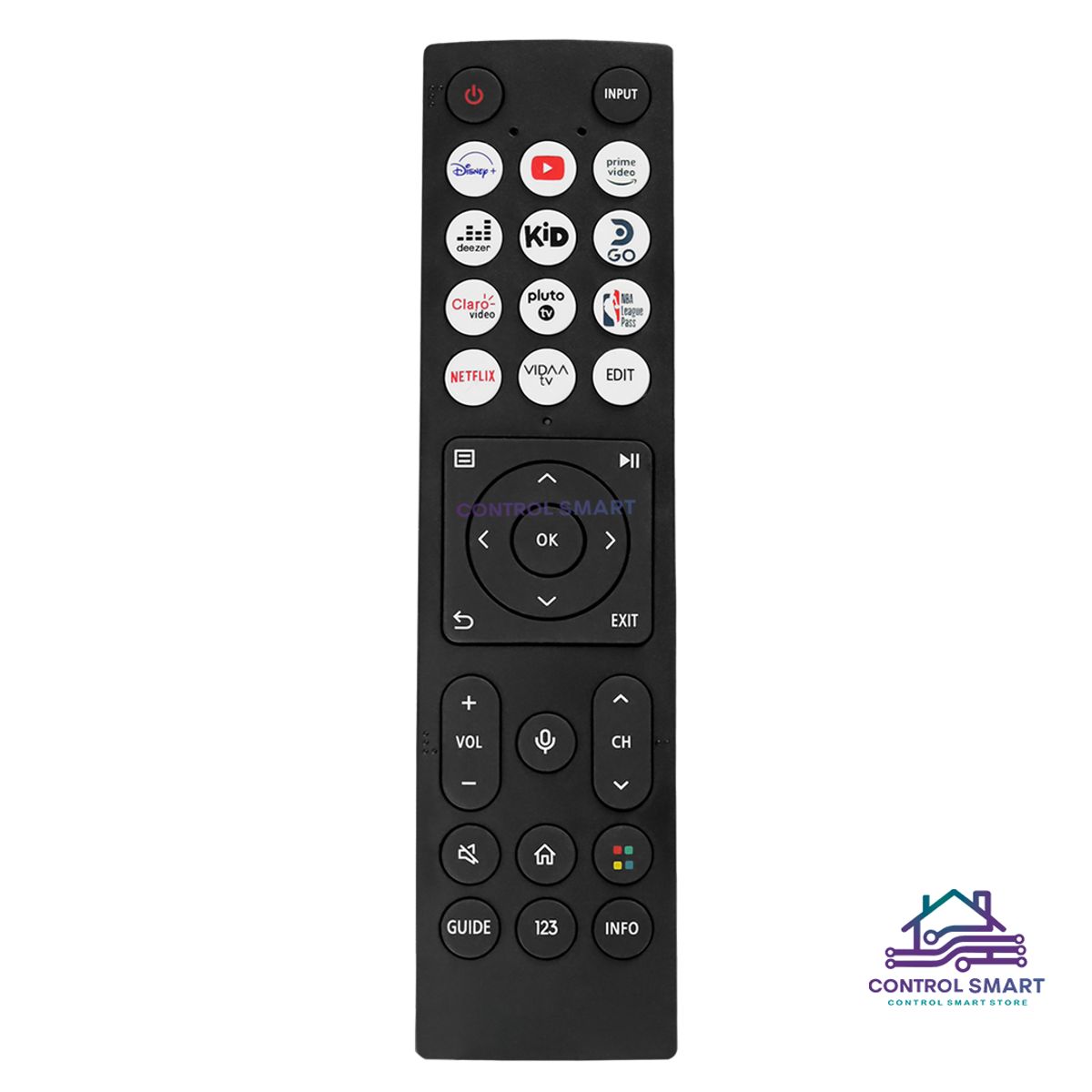 GENERICO - Control Remoto para Hisense Smart TV Sin Mando de Voz