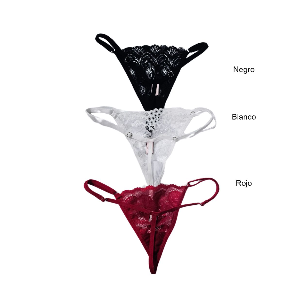 GENERICO - Pack de 3 tangas regulables