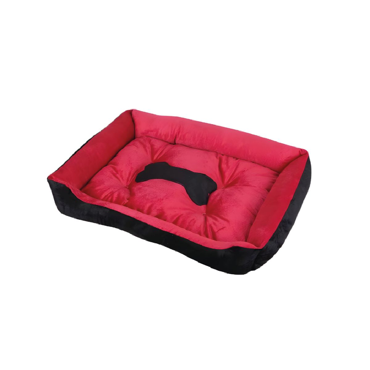 S&T - Cama Para Perros Antideslizante y Lavable Fucsia - Talla XS