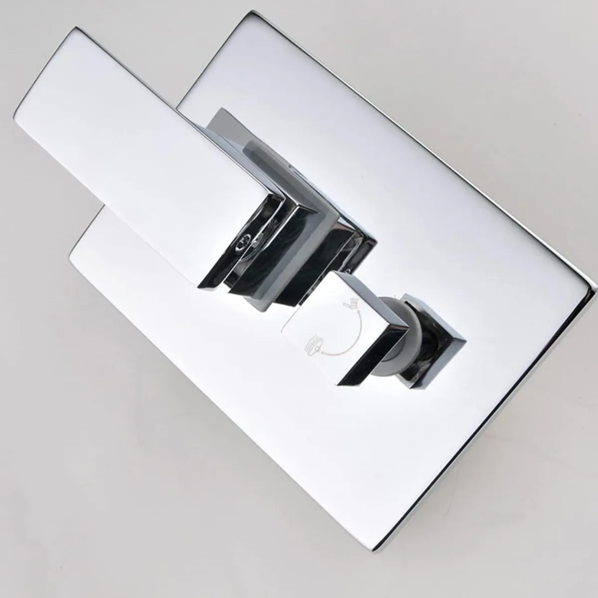 FRATELLI - COMBO Mezcladora Monocomando Ducha Completo Acero Inoxidable Cromado