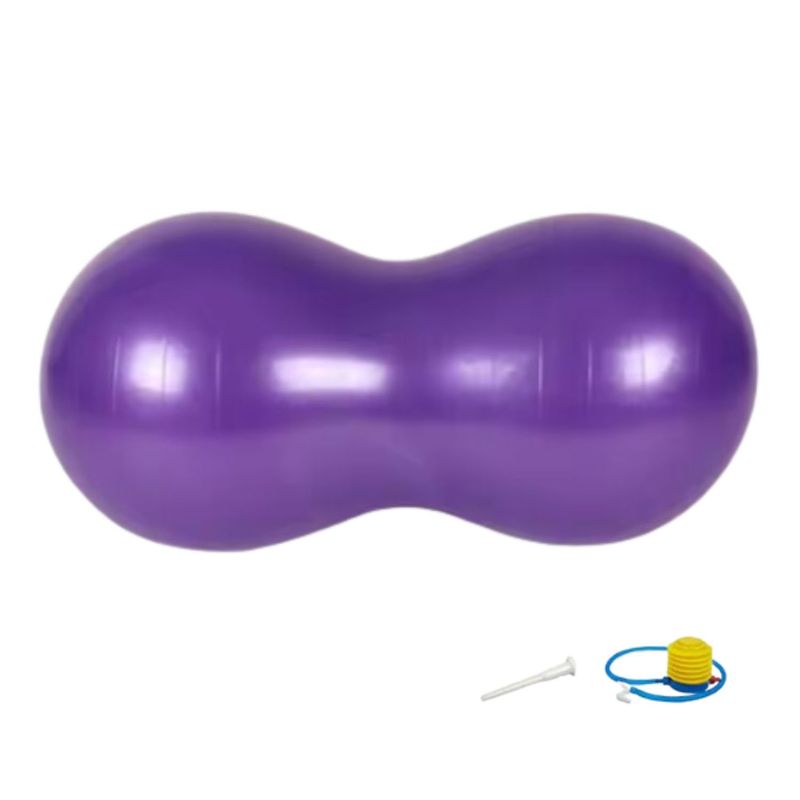 GENERICO - Pelota Yoga forma Maní Fitness Ejercicios - Morado