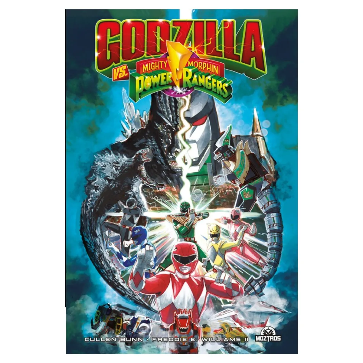 MOZTROS - Comic Mighty Morphin Power Rangers Vs Godzilla