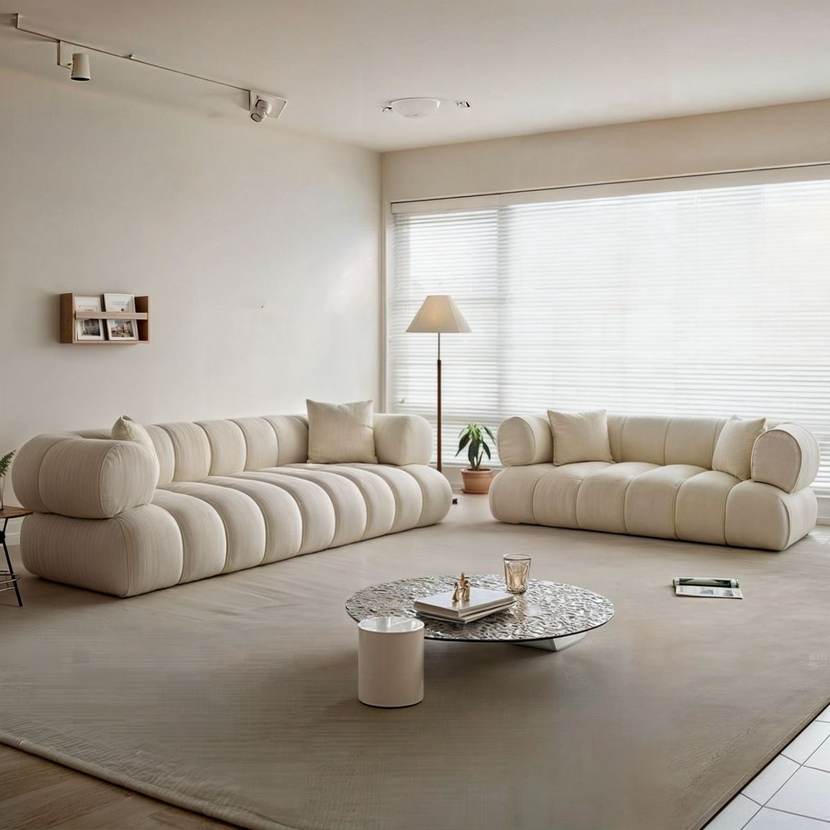 GENERICO - Juego de Sala 3-2-1 Cuerpos Cadiz- Ivory