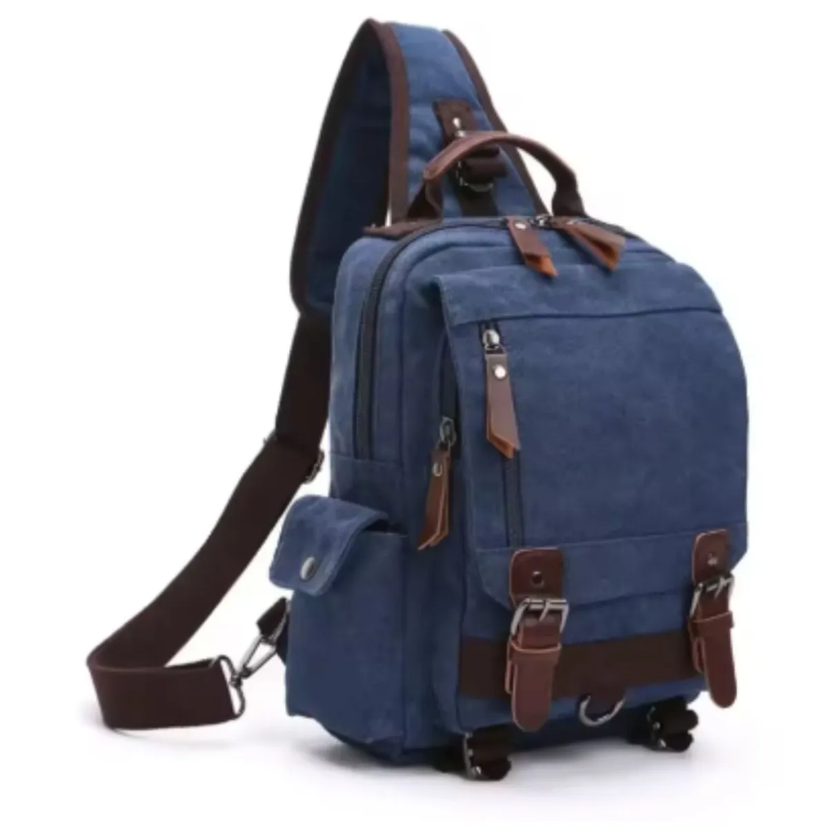 GENERICO - Morral de lona de una sola asa para estudiantes