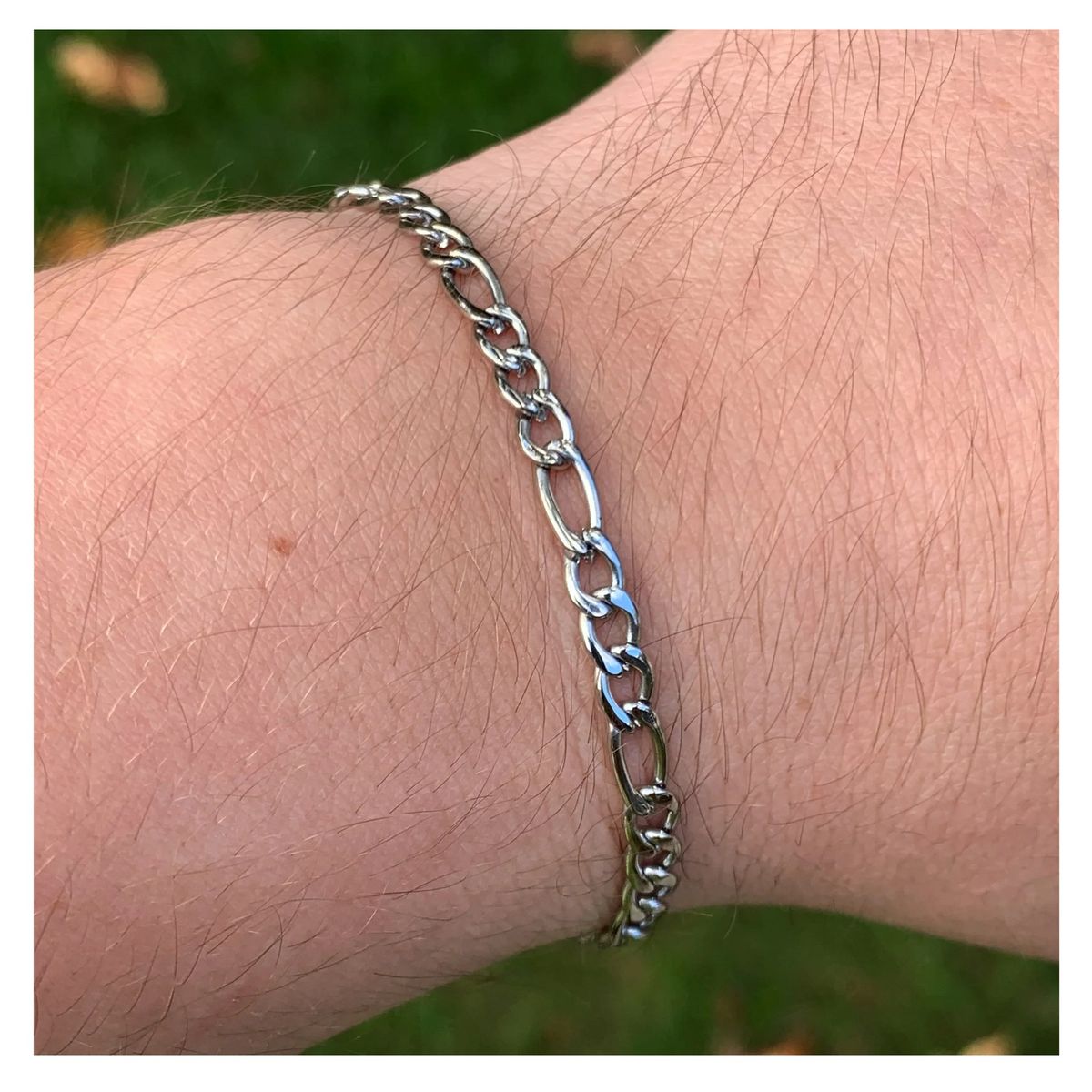 OEM - Pulsera Hombre Eslabon Tipo Cartier Acero Inoxidable 316L x SAN VALENTIN