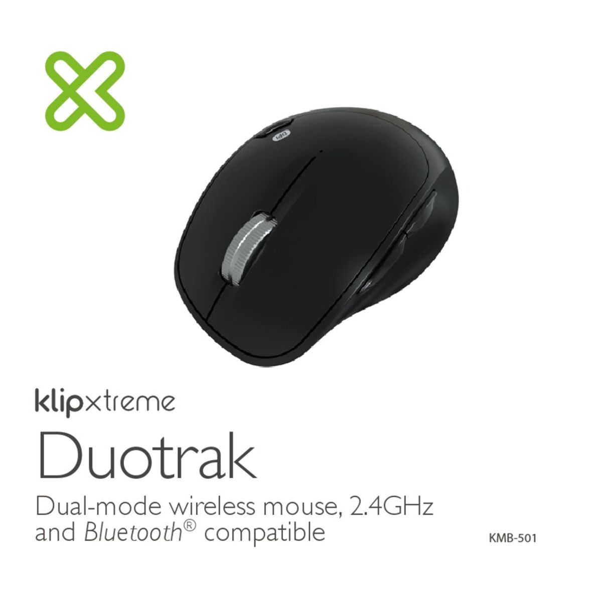 KLIP XTREME - MOUSE BLUETOOTH E INALAMBRICO  2 EN 1 KLIPXTREME