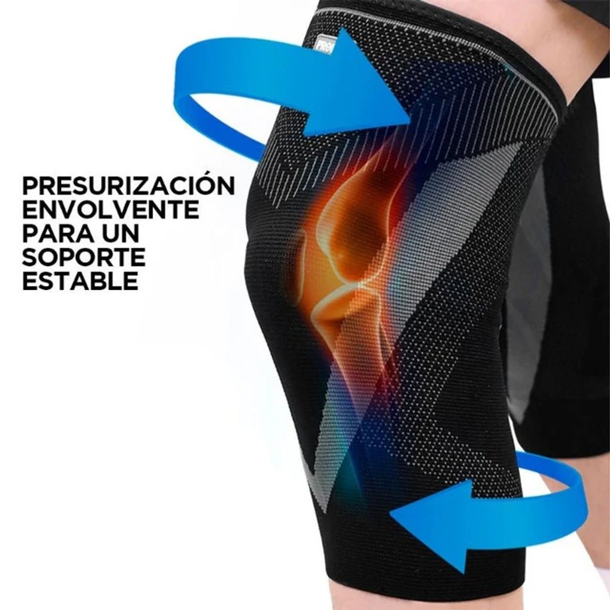 PROIRON - Rodillera de Compresión en forma en V Par - M