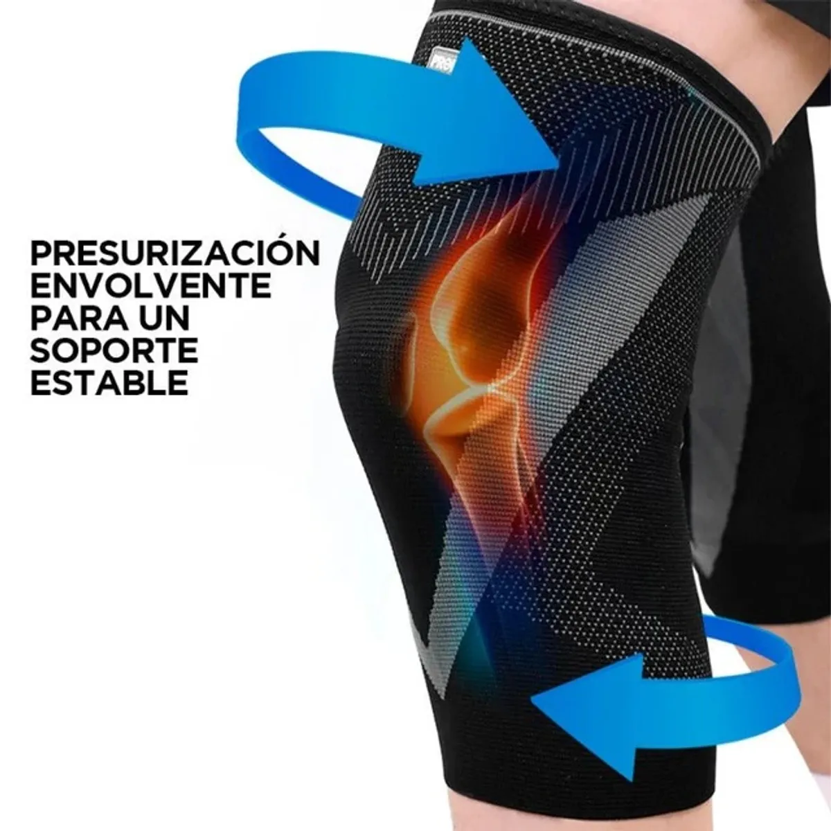 PROIRON - Rodillera de Compresión en forma en V Par - XL
