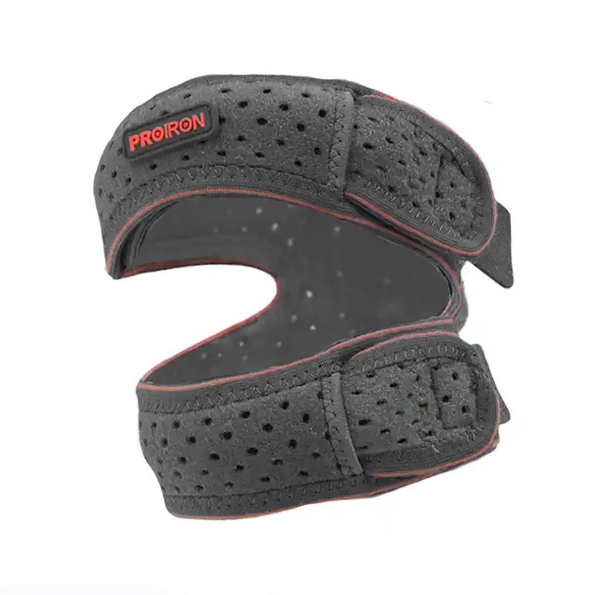 PROIRON - Rodillera Rotuliana Patelar Gris con Naranja